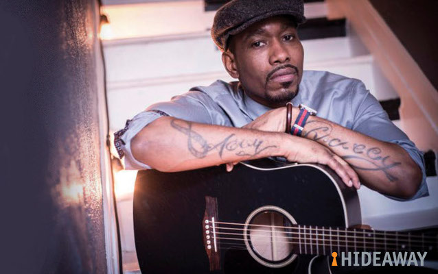 US singer songwriter Anthony David performs 2 nights of soul at Hideaway Jazz Club London
