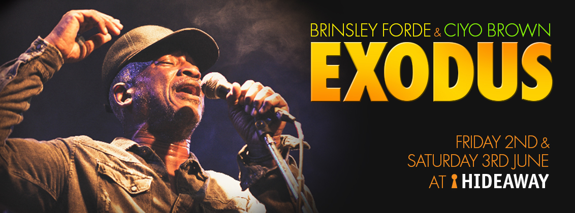 Brinsley Forde and Ciyo Brown in Exodus Celebration at Hideaway Jazz Club Streatham South London