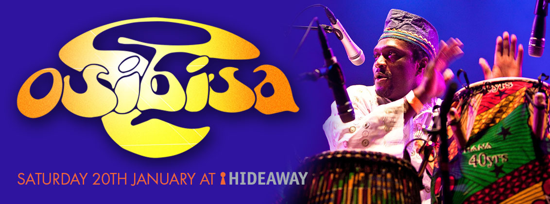 Afro-fusion godfathers of World Music and Afrobeat Osibisa at Hideaway Jazz Club London
