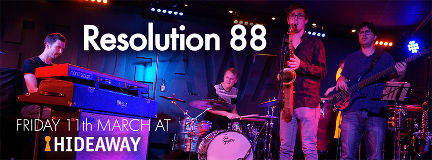 Original live funk jazz band resolution 88 live at Hideaway Jazz Club Streatham