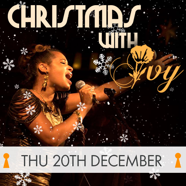 Ivy Chanel returns to Hideaway Jazz Club London for a big Christmas soul party