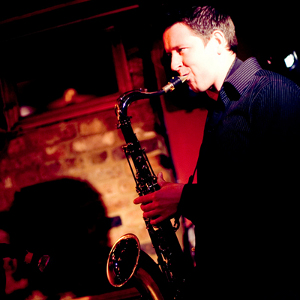 Saxophonist Paul Booth.
